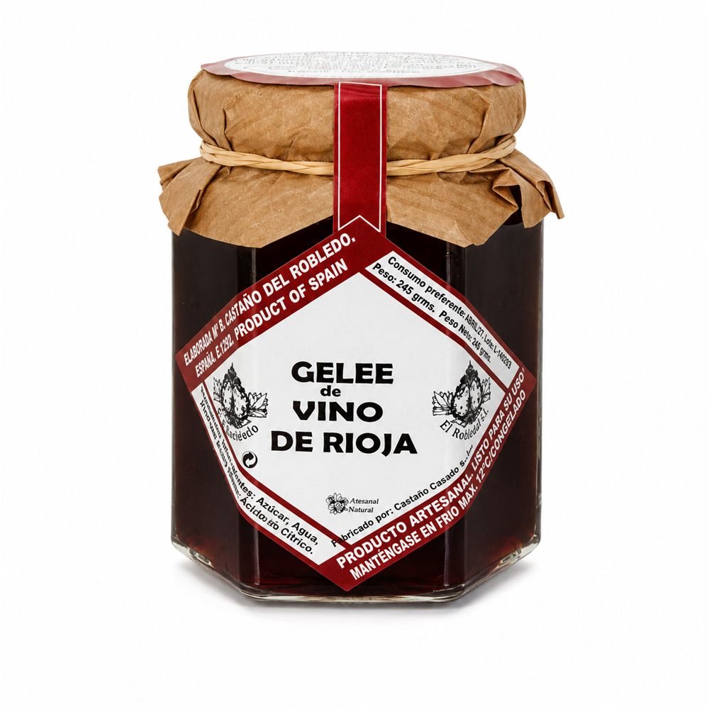 Gelée o Jalea de vino de Rioja