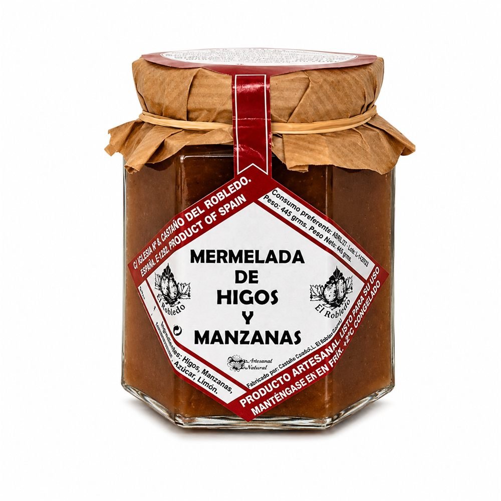 Mermelada de higos y manzanas