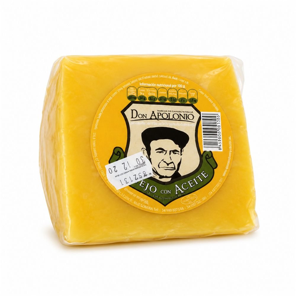 Queso añejo en aceite de oliva Don Apolonio