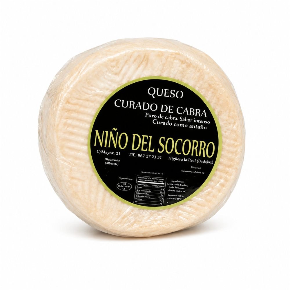 Queso Curado de Cabra Niño del Socorro