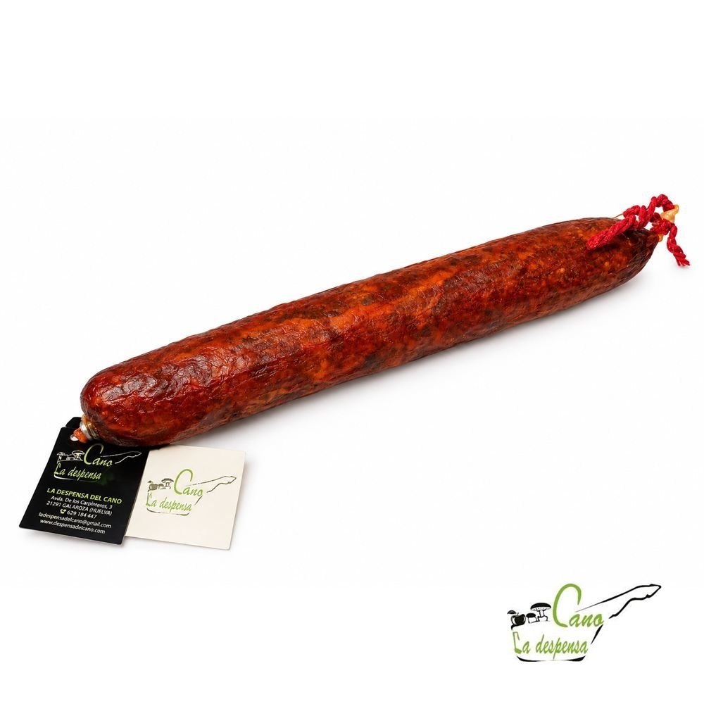 Chorizo Etiqueta Oro Gran Reserva con etiquetas de La Despensa El Cano